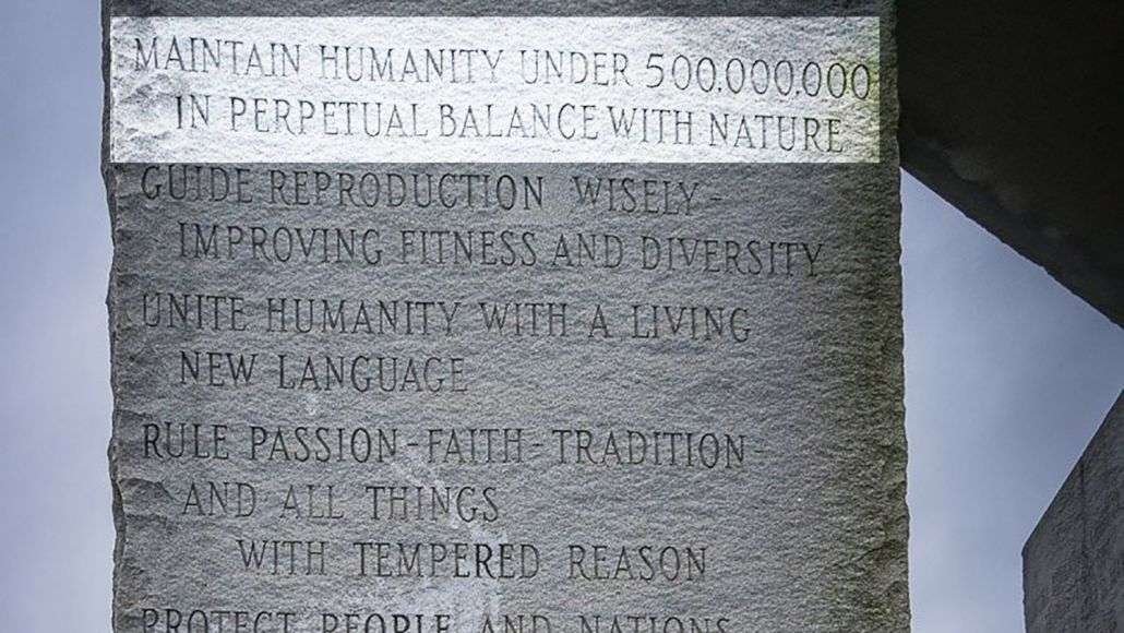 The Georgia Guidestones and the New World Order | Essential Guide 2 Georgia Guidestones Maintain Humanity at 500000000