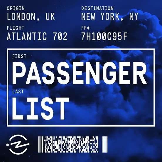 Passenger List | Radiotopia 2 Passenger List 1